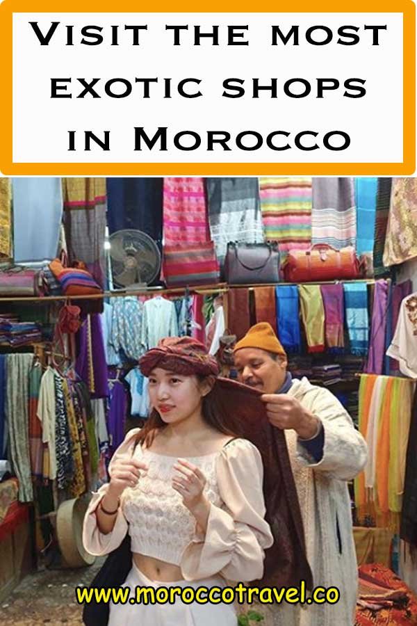 traditional shops in morocco